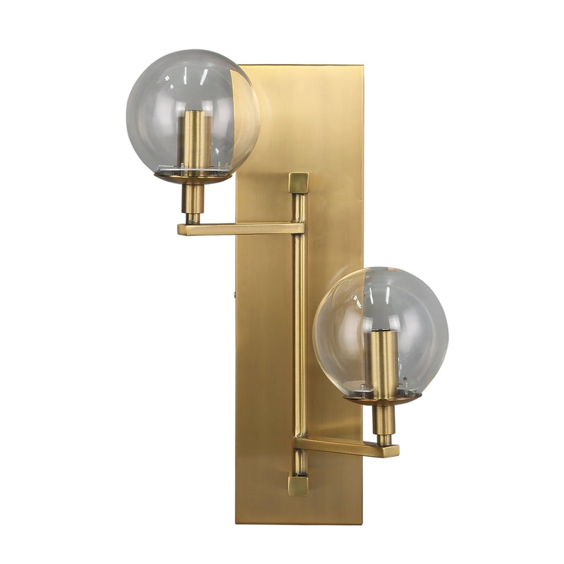 METAL+GLASS TABLE LAMP - Al Rugaib Furniture