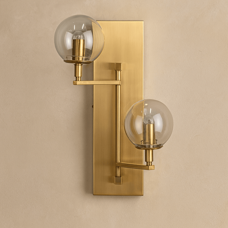 METAL+GLASS TABLE LAMP - Al Rugaib Furniture