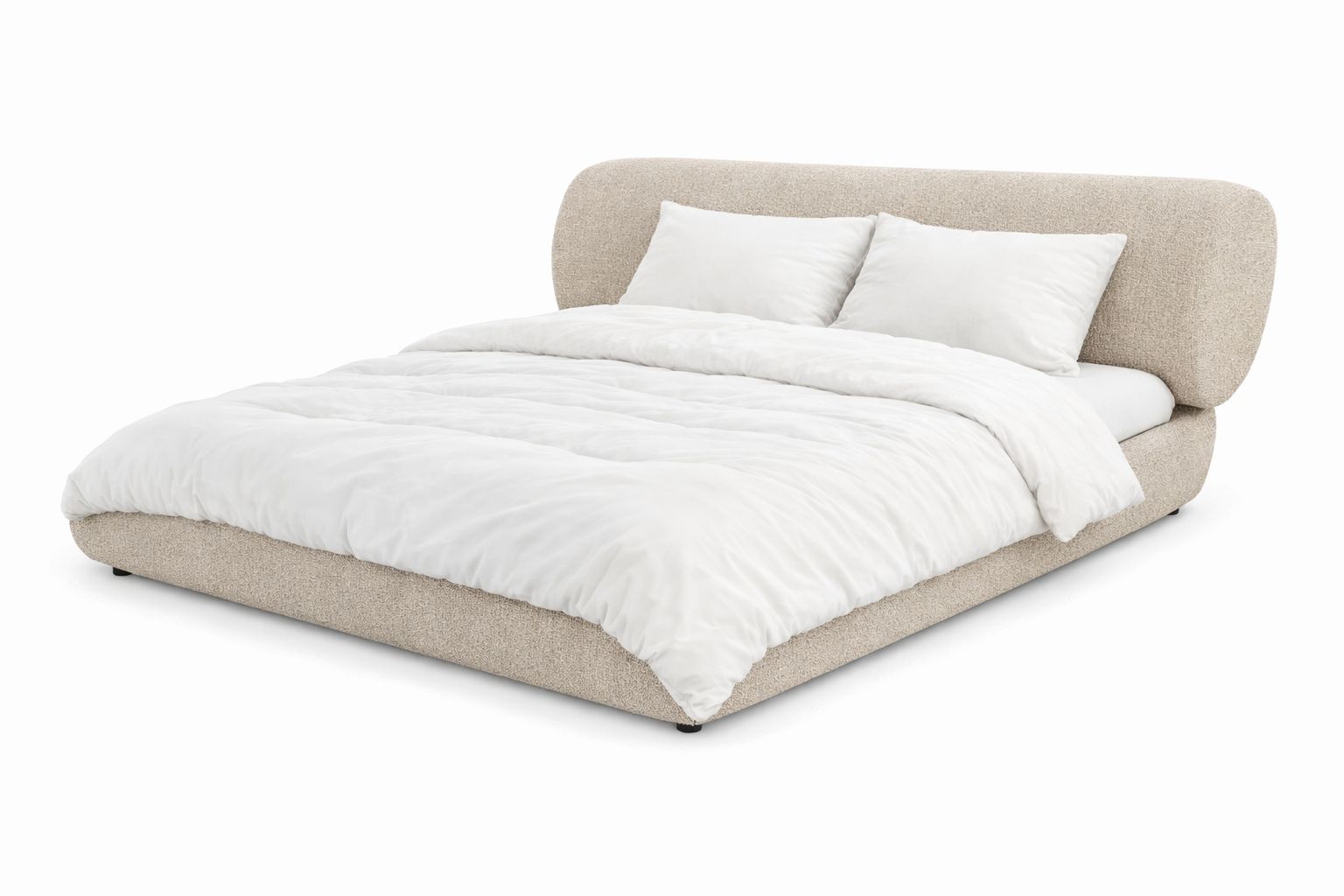 MetroNest Beige King Bed 180 Beds| Roots Furniture