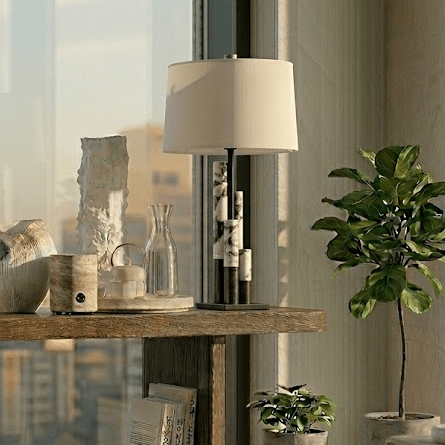 Metropolis Table Lamp Table Lamps| Uttermost