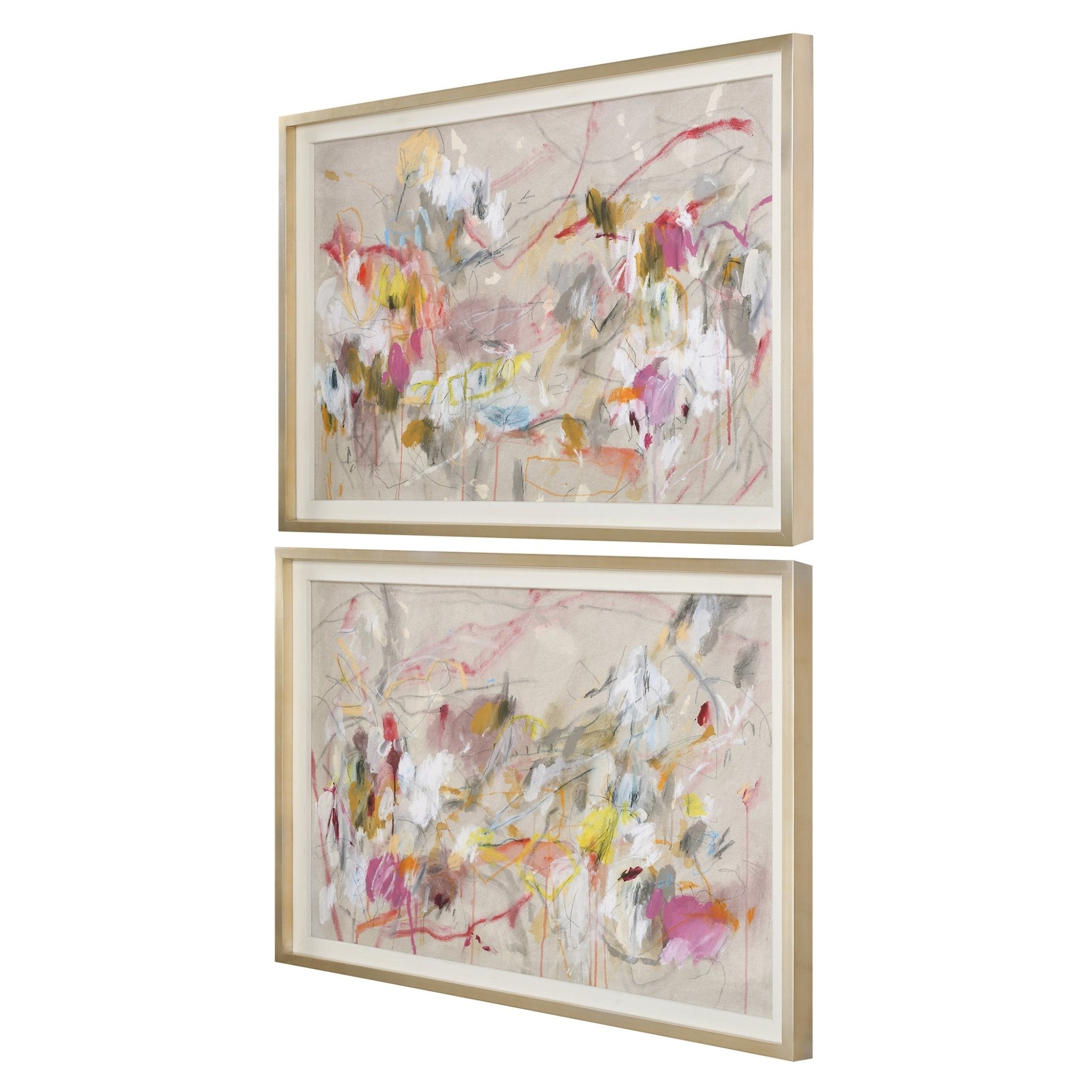 Metropolitan Rush Abstract Prints, S/2 Paintings & Pictures| Uttermost