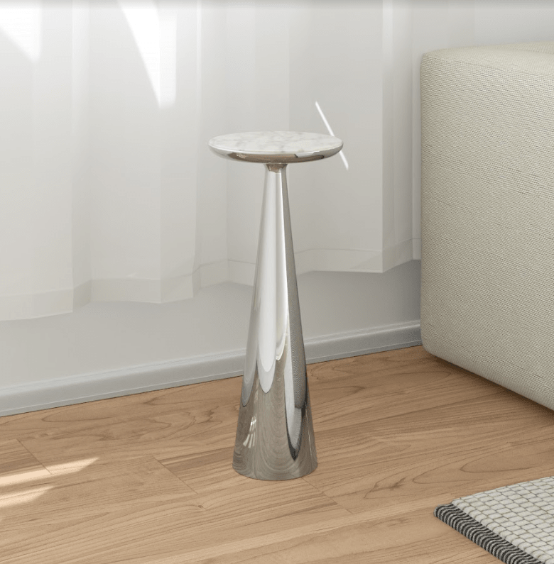 MH Accent  Table - Silver