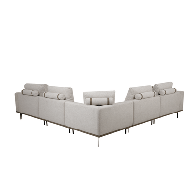 Mia Sand Sectional - Al Rugaib Furniture