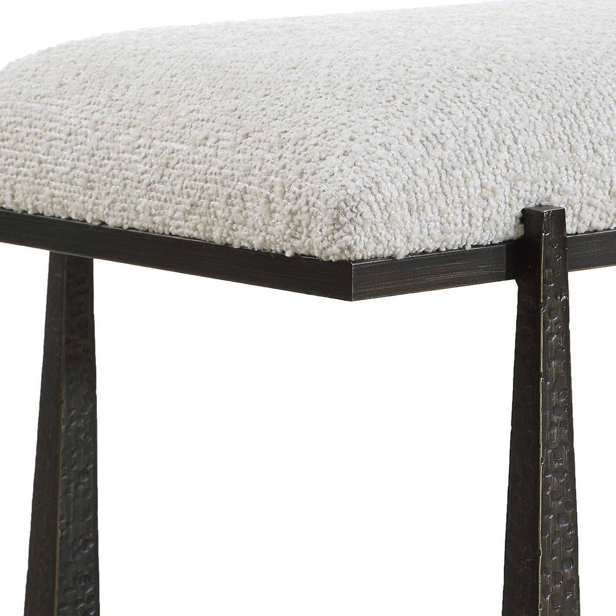 Midas Black Long Bench Benches| Uttermost