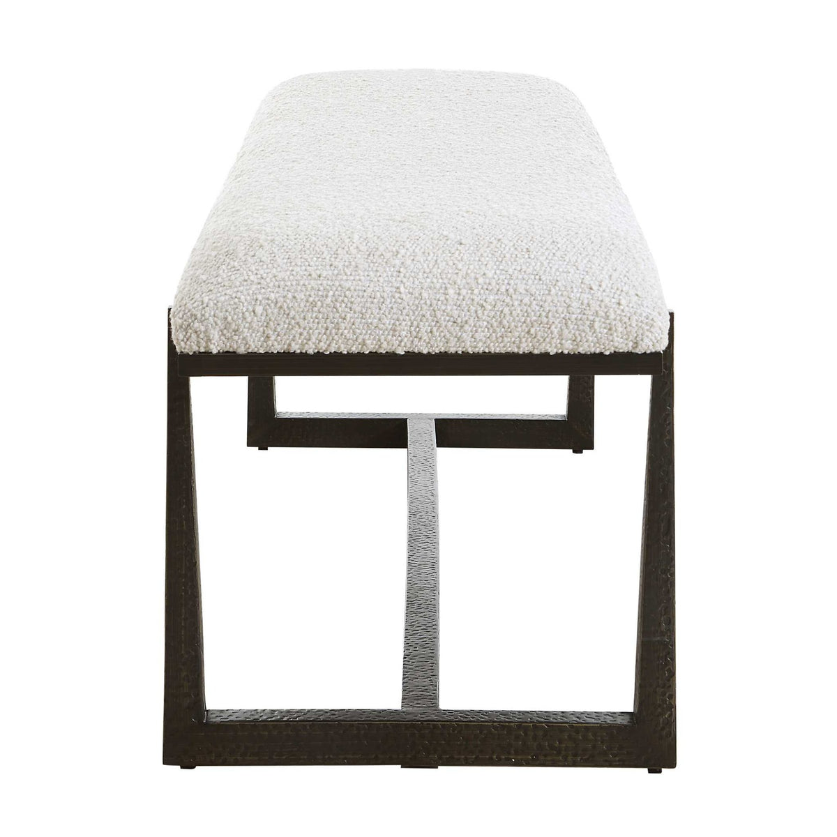 Midas Black Long Bench Benches| Uttermost