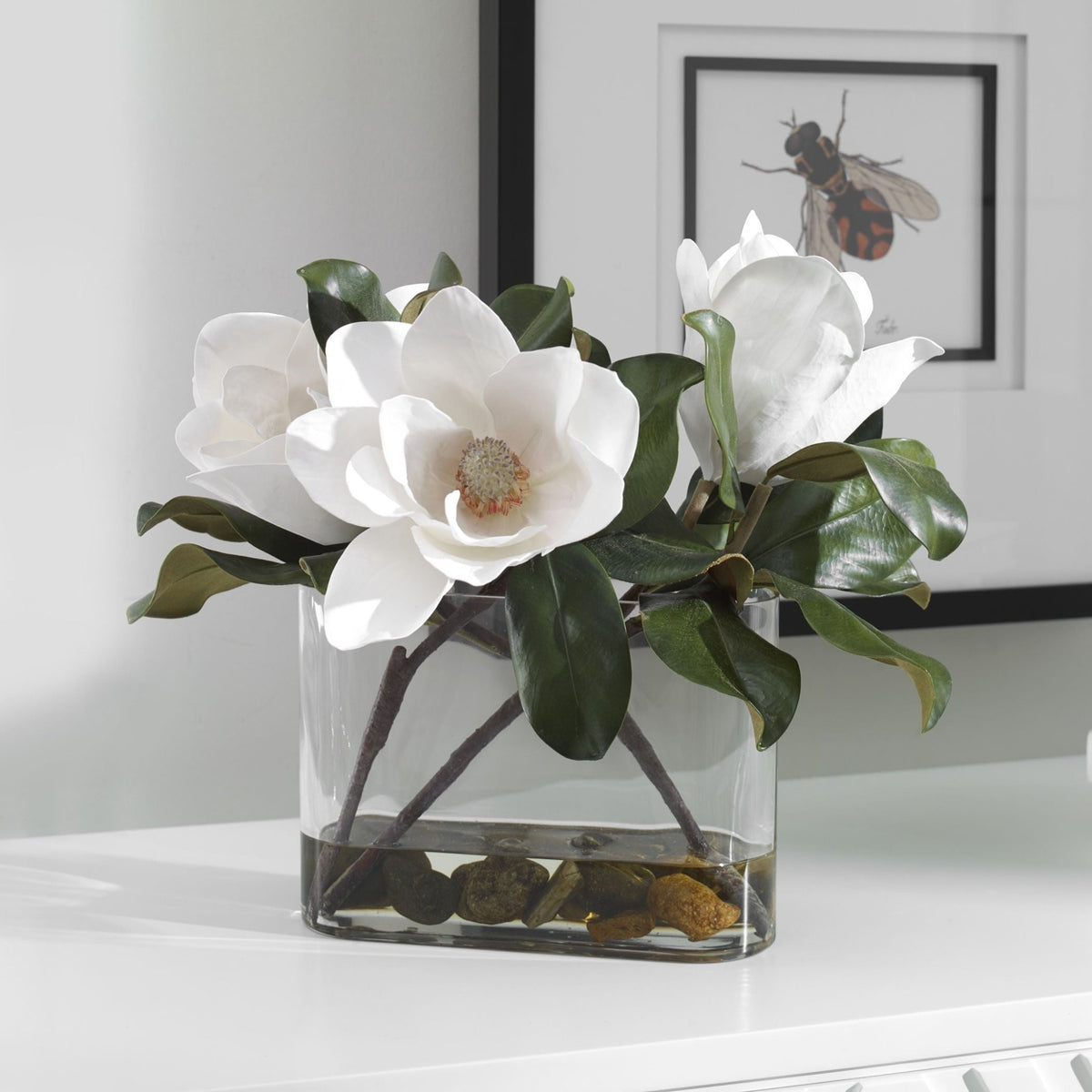 Middleton Magnolia Centerpiece Table Decors| Uttermost