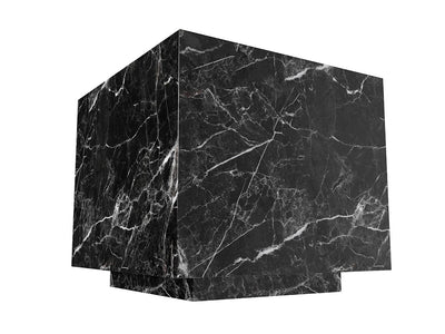 Midnight Elegance Marble Side Table - Al Rugaib Furniture
