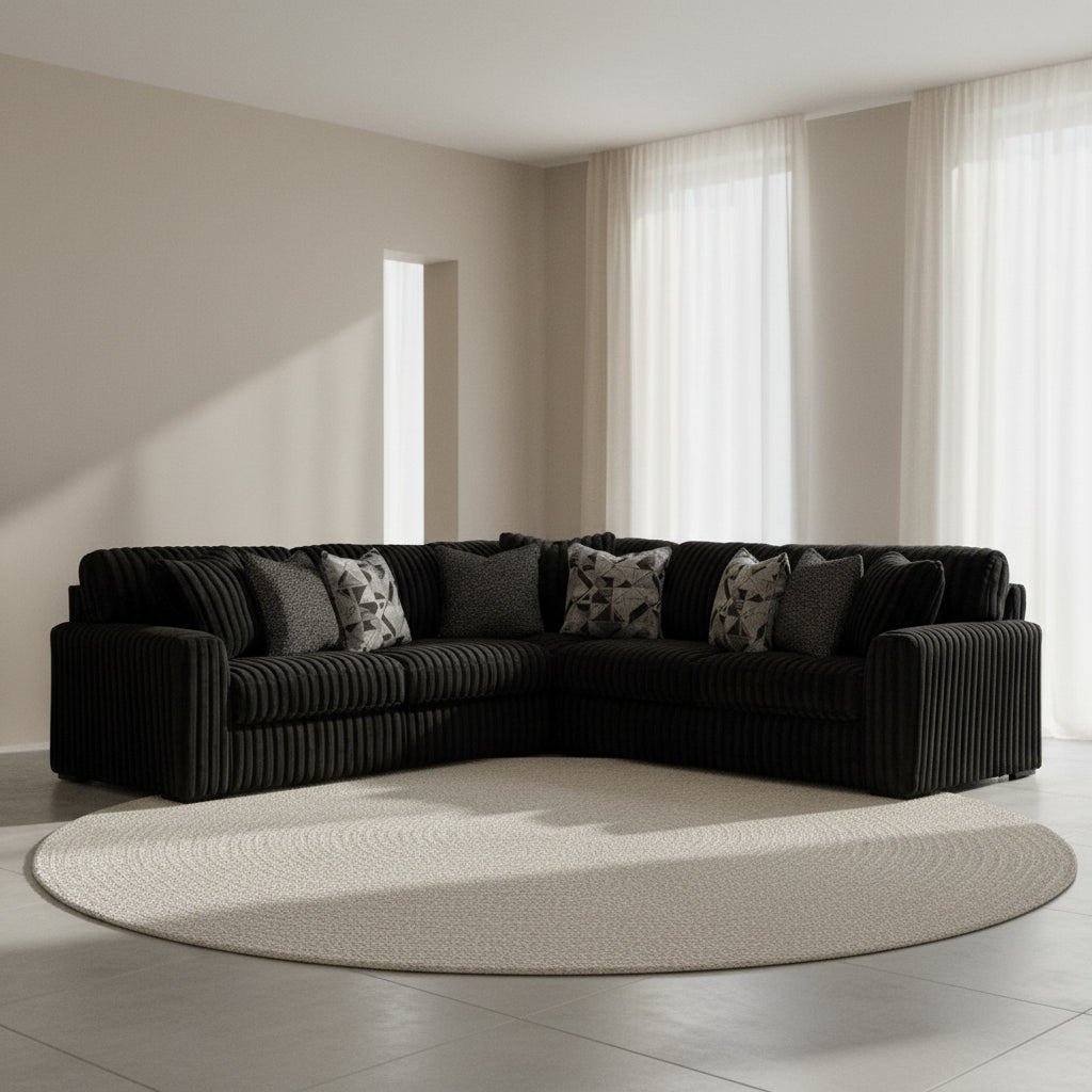Midnight-Madness 3-Piece Sectional Sectionals| Ashley Homestore