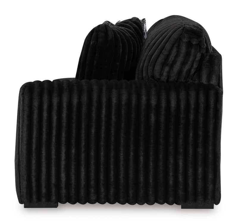 Midnight - Madness 3 - Piece Sectional with Chaise - Al Rugaib Furniture