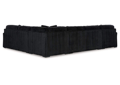 Midnight - Madness 4 - Piece Sectional with Chaise - Al Rugaib Furniture