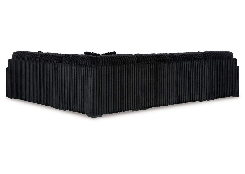 Midnight - Madness 4 - Piece Sectional with Chaise - Al Rugaib Furniture