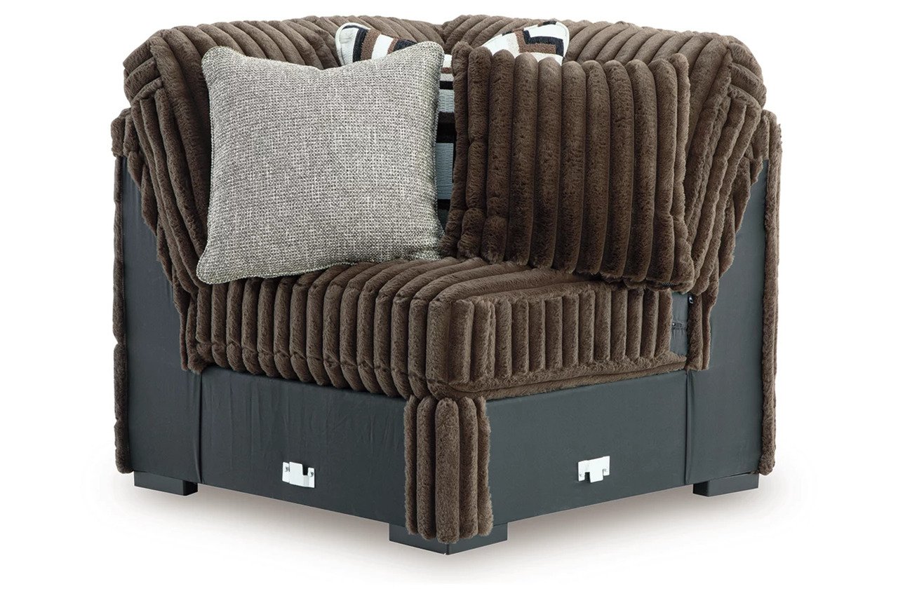 Midnight-Madness 5-Piece Sectional with Chaise Sectionals| Ashley Homestore