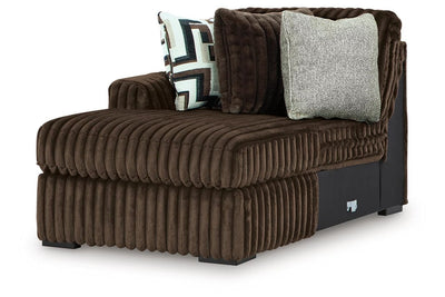 Midnight - Madness 5 - Piece Sectional with Chaise - Al Rugaib Furniture