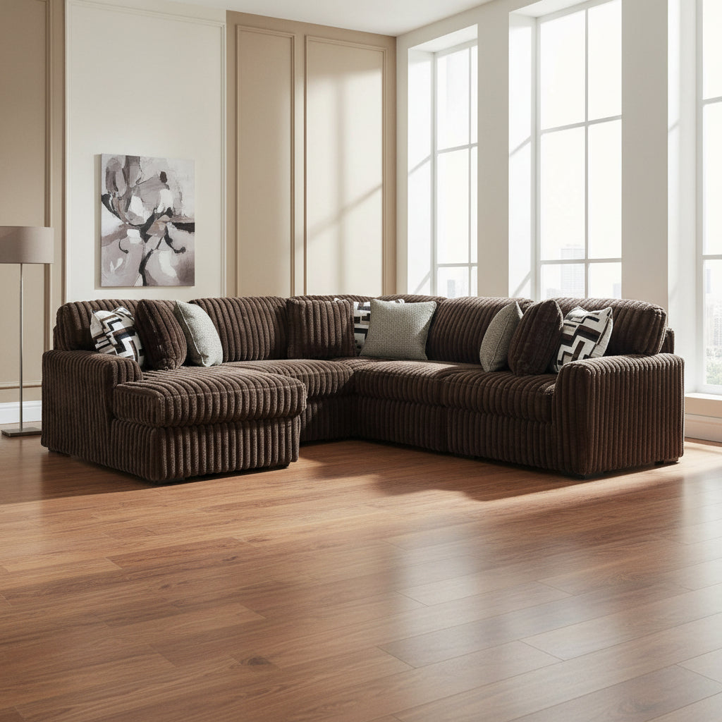 Midnight-Madness 5-Piece Sectional with Chaise Sectionals| Ashley Homestore