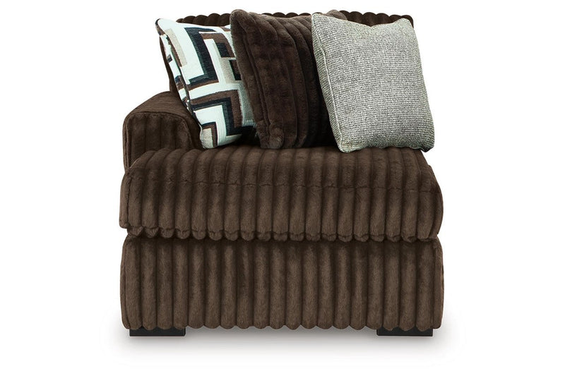 Midnight - Madness 5 - Piece Sectional with Chaise - Al Rugaib Furniture