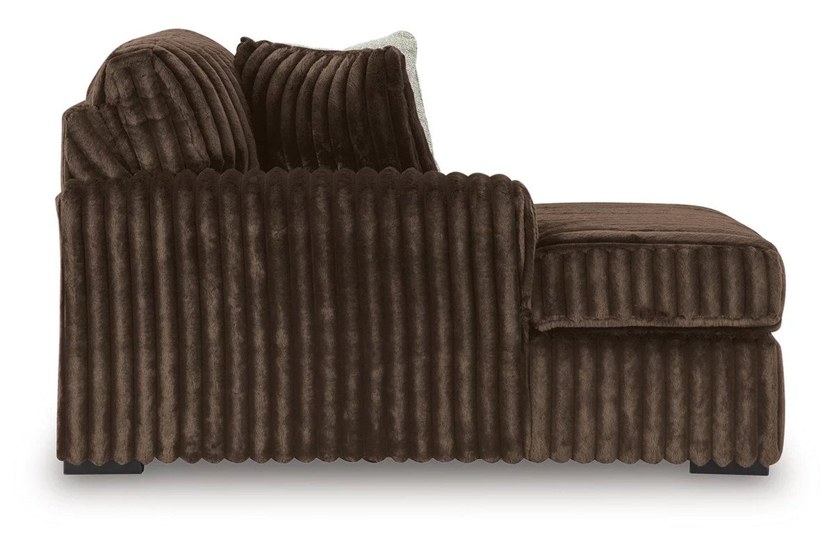 Midnight-Madness 5-Piece Sectional with Chaise Sectionals| Ashley Homestore