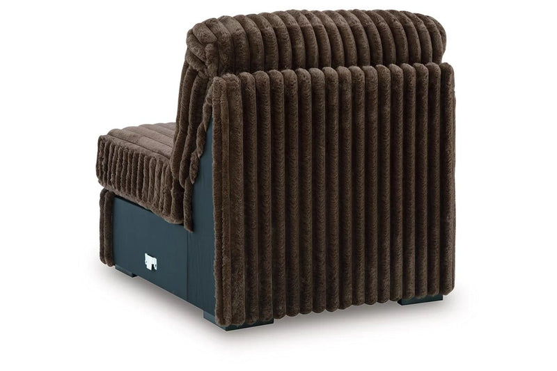 Midnight - Madness 5 - Piece Sectional with Chaise - Al Rugaib Furniture