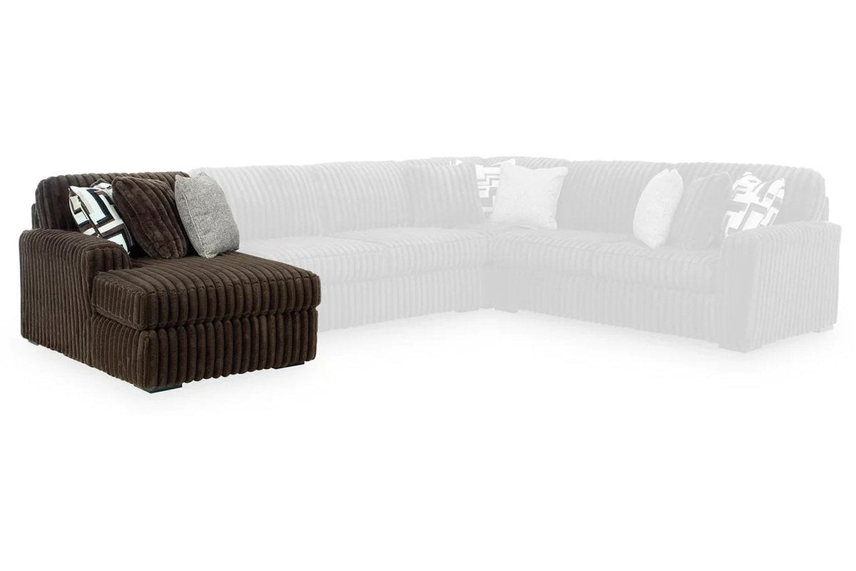 Midnight-Madness 5-Piece Sectional with Chaise Sectionals| Ashley Homestore