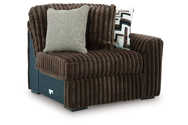 Midnight - Madness 5 - Piece Sectional with Chaise - Al Rugaib Furniture