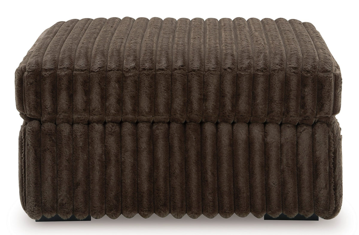 Midnight-Madness Oversized Accent Ottoman Ottomans| Ashley Homestore