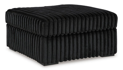Midnight - Madness Oversized Accent Ottoman - Al Rugaib Furniture