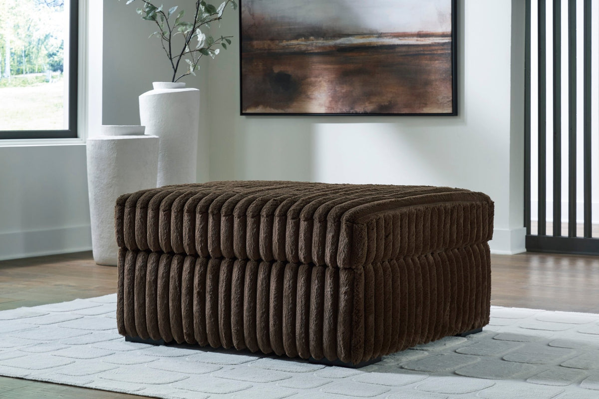 Midnight-Madness Oversized Accent Ottoman Ottomans| Ashley Homestore