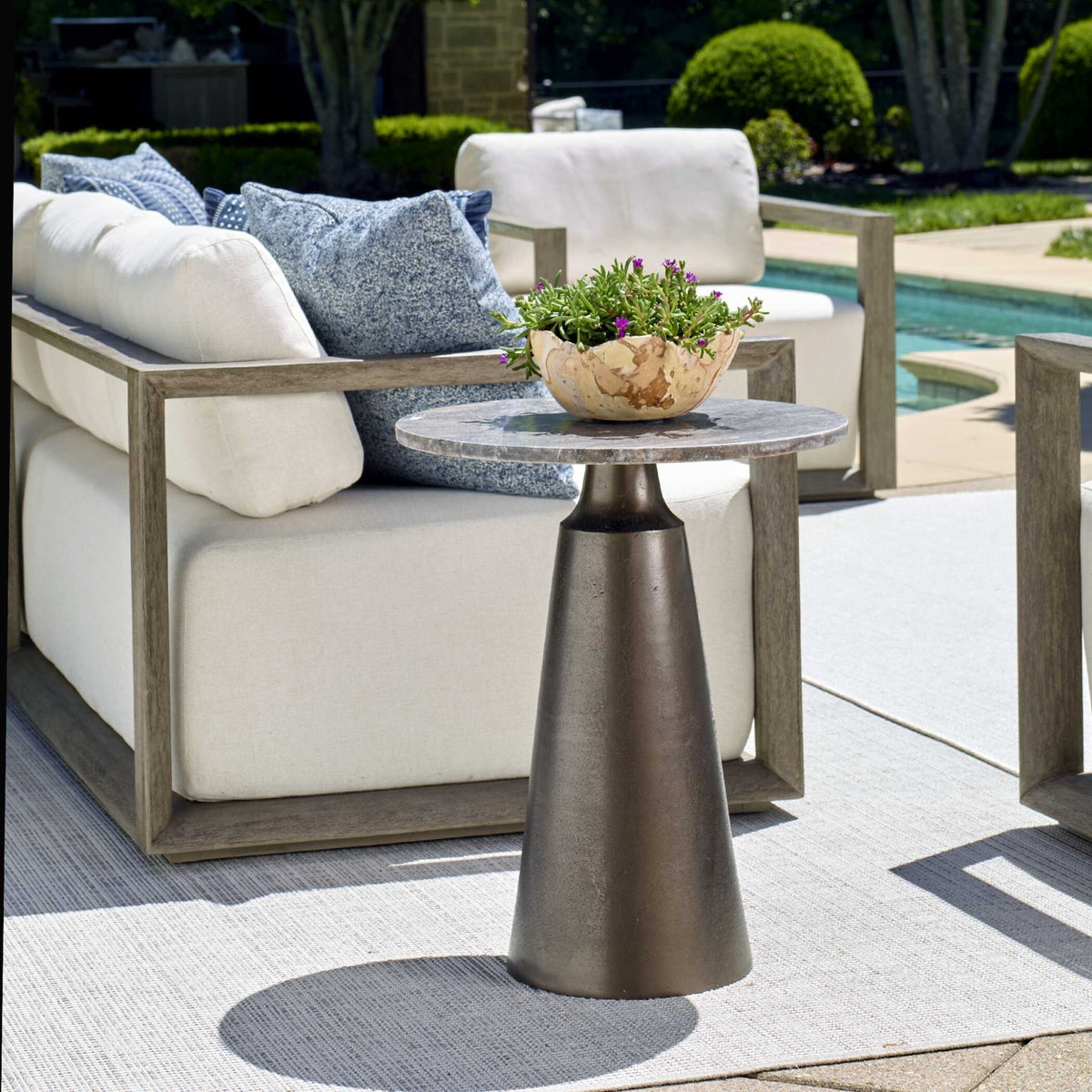 Midsummer Bronze Accent Table Accent & End Tables| Uttermost