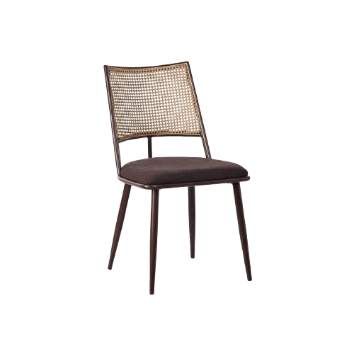 Mila Dining chair – with rattan back, armless Dining Chair| Otath