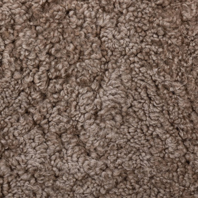 Mila Taupe Shearling Chair - Al Rugaib Furniture