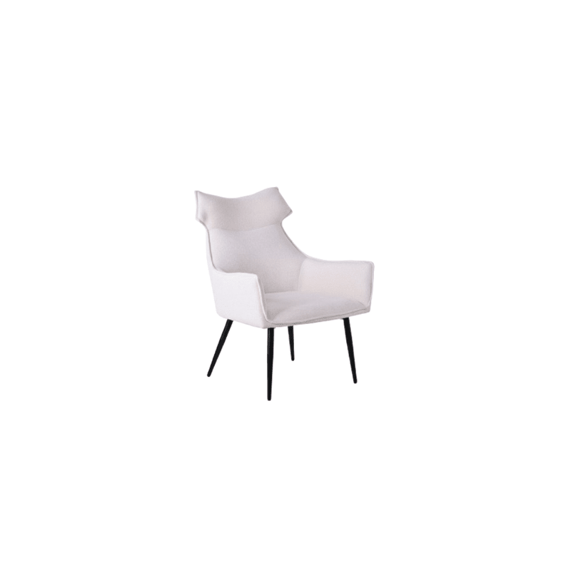 Milano Lounge chair – dark gray with curved wing back Lounge Chair| Otath