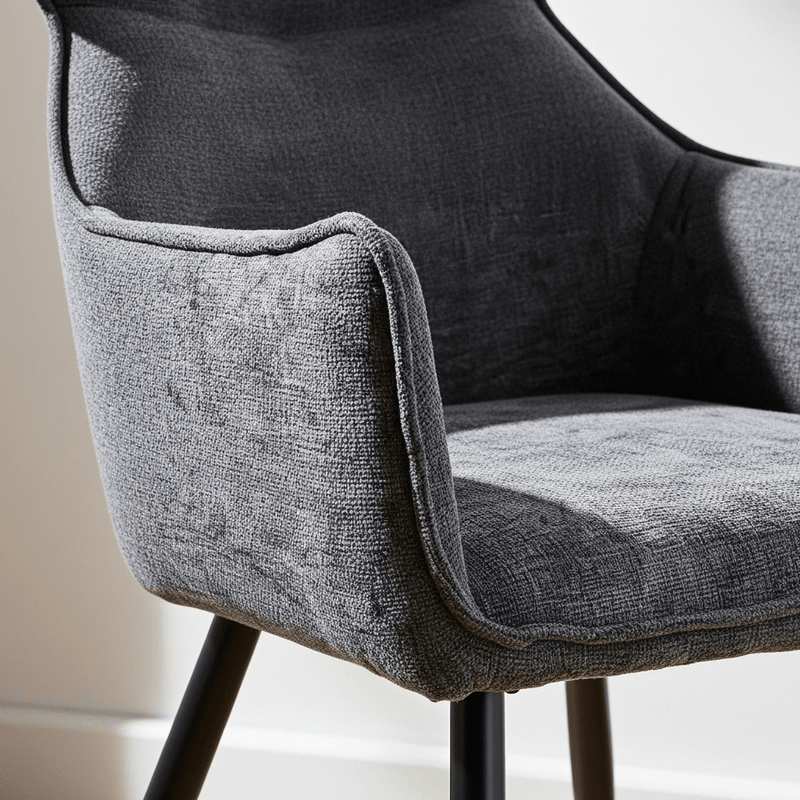 Milano Lounge chair – dark gray with curved wing back Lounge Chair| Otath