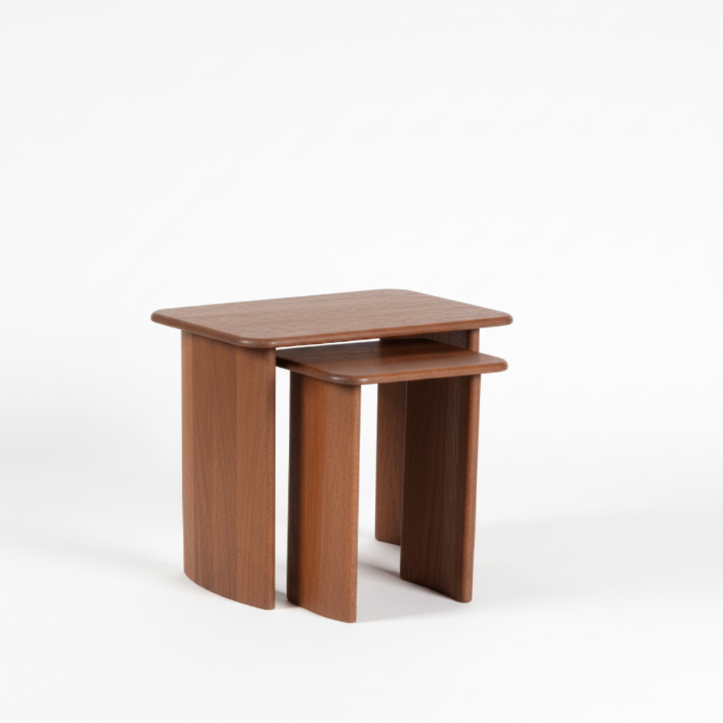 Milav NESTING TABLE Wood Top Coffee Tables| Roots Furniture