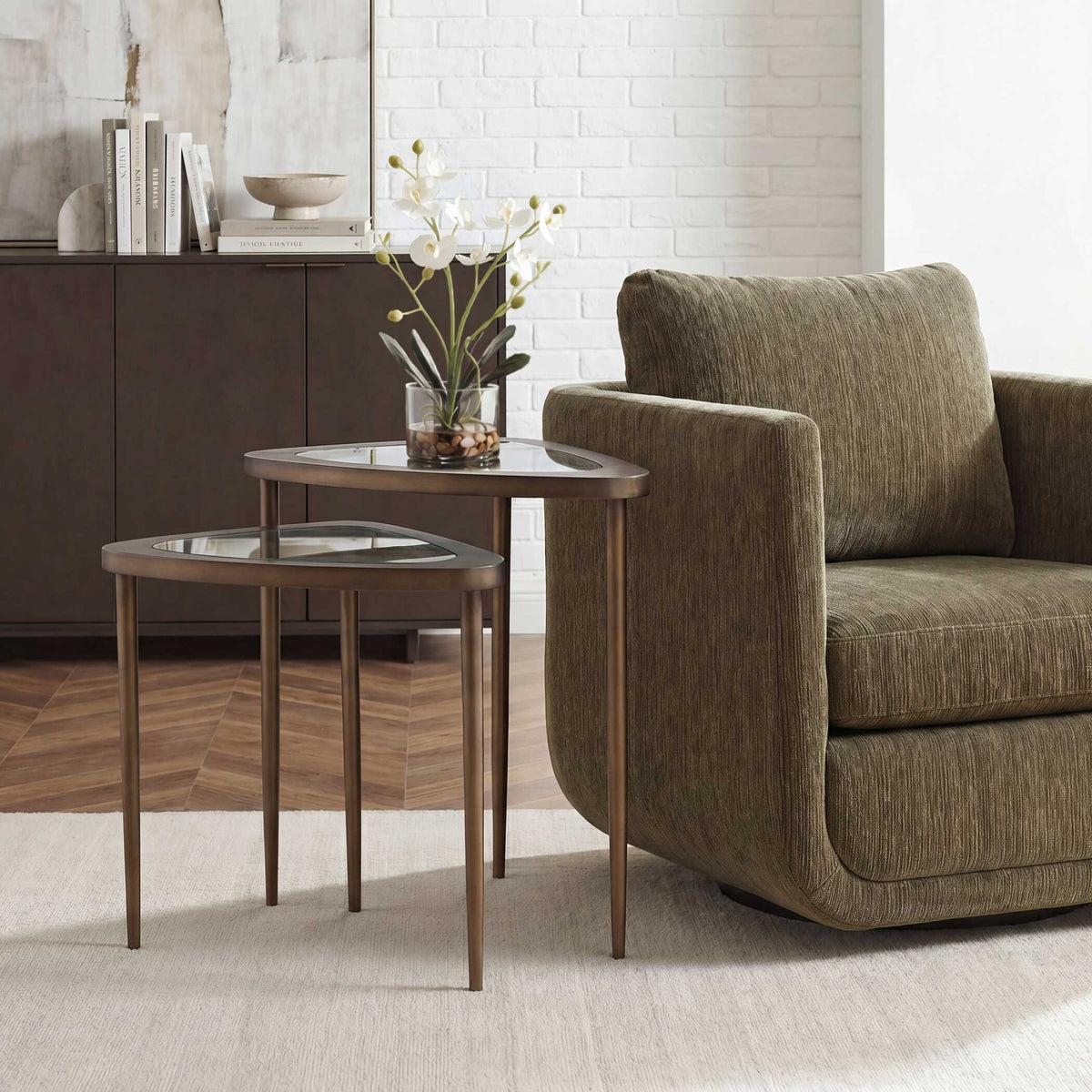 Millar Curved Nesting Tables, S/2 Accent & End Tables| Uttermost