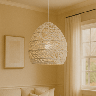 MILO WOVEN RATTAN PENDANTS - Al Rugaib Furniture