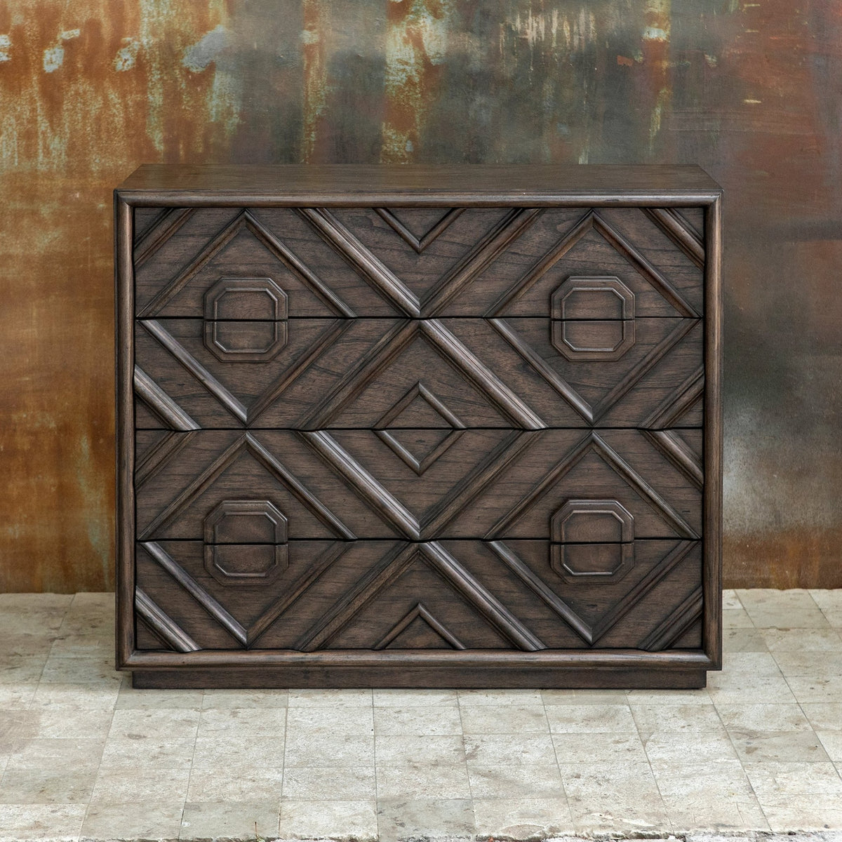 Mindra 4 Drawer Chest Cabinets & Chests| Uttermost