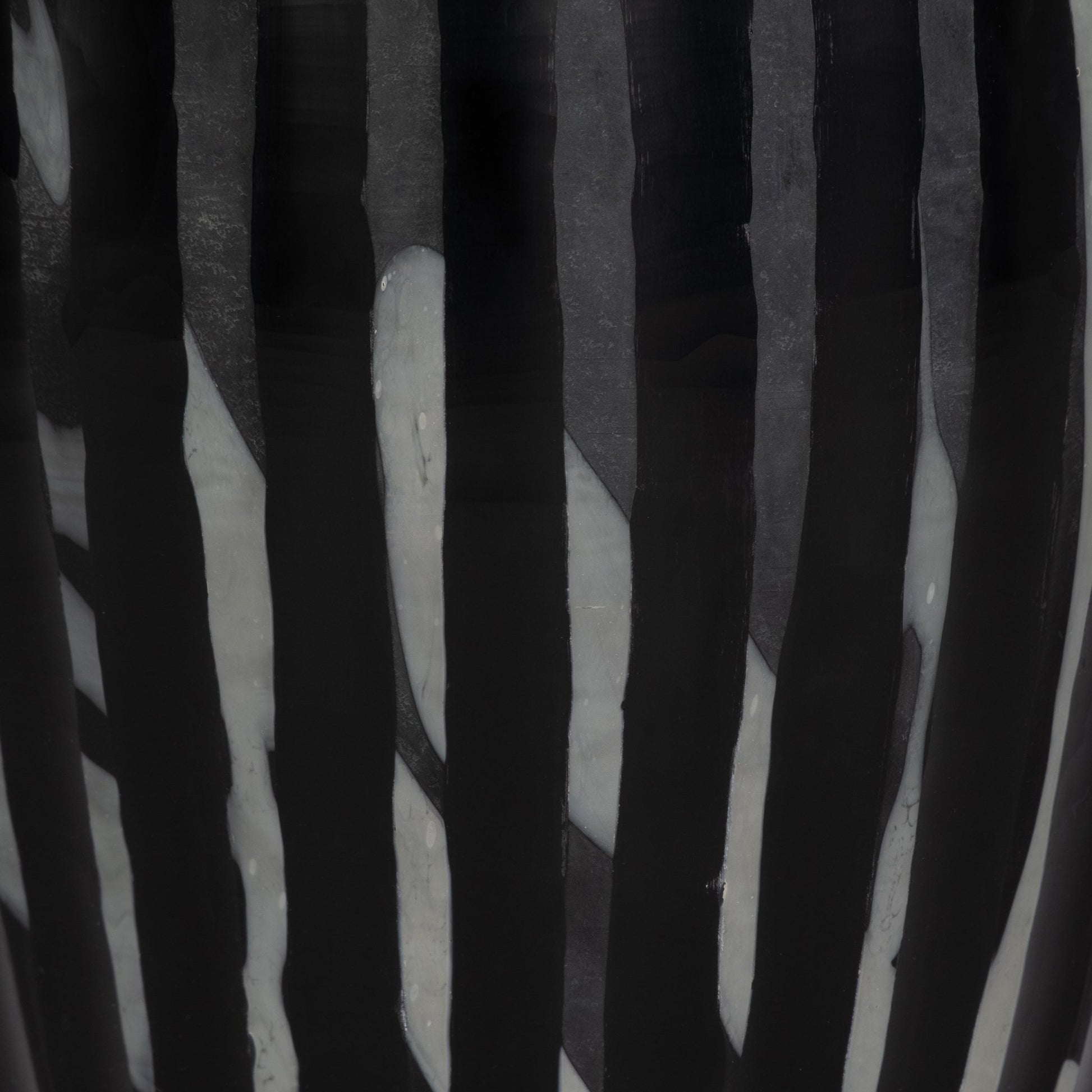 MINERVA BLACK AND WHITE GLASS VASE Vases and Jars| Sagebrook Home