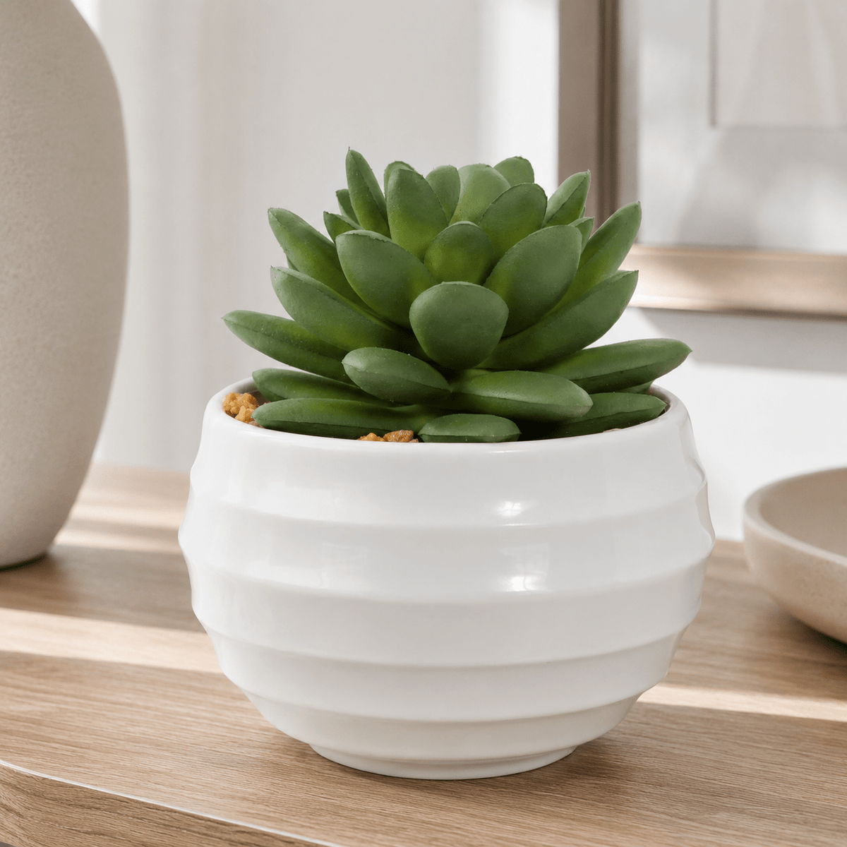 Mini Artificial Succulent Plants In Pots 9.5CM Plants| Roots Furniture