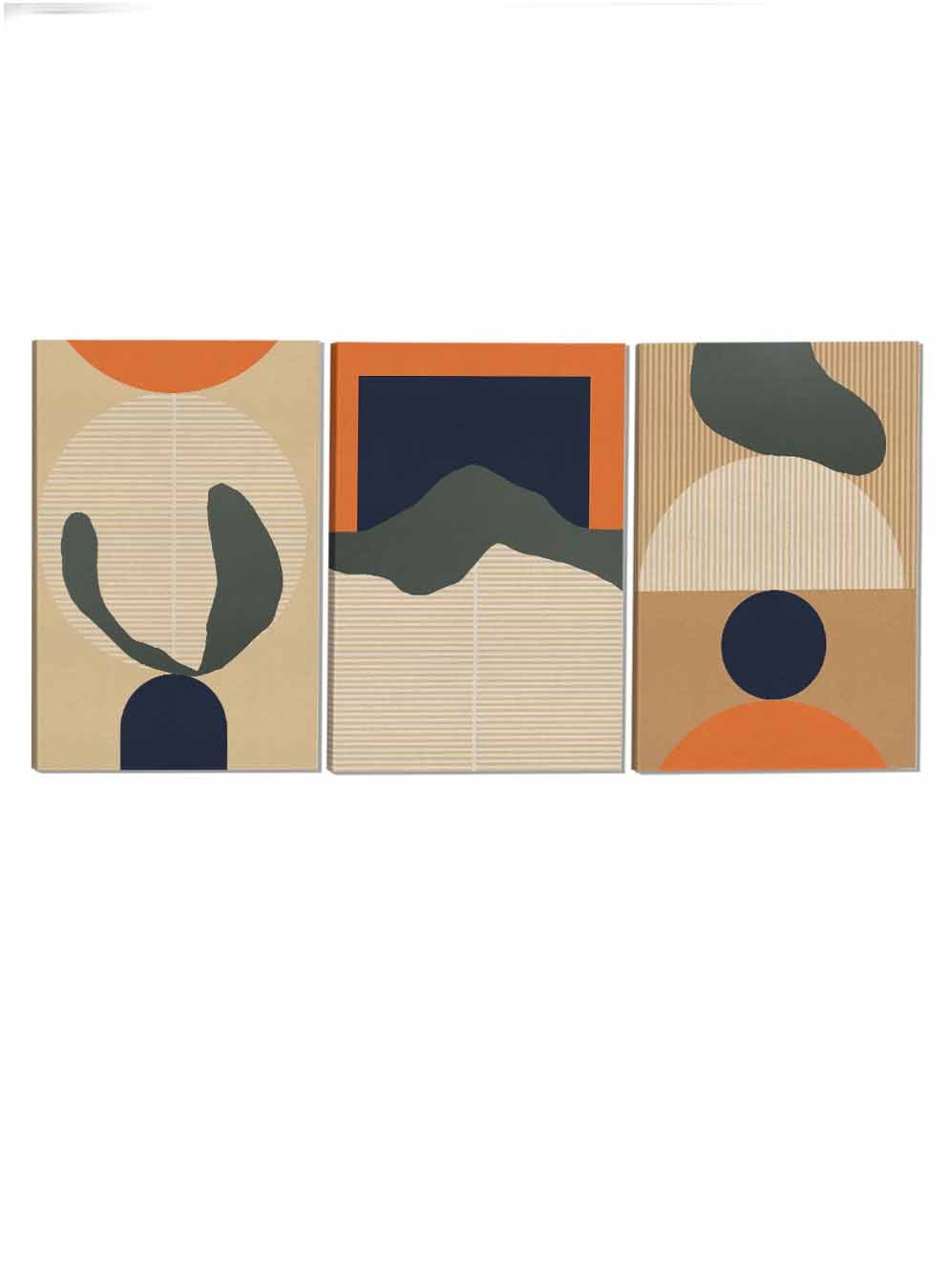 Minimalistic Abstract Paintings(set of 3) Paintings & Pictures| LOWHA