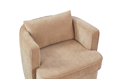 Mirae Brown Round Chair - Al Rugaib Furniture