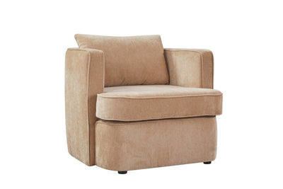Mirae Brown Round Chair - Al Rugaib Furniture