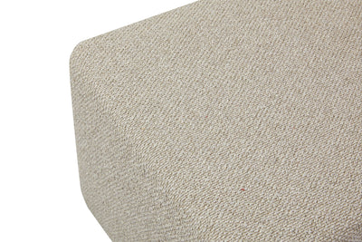 Mirae Hazel Brown Ottoman - Al Rugaib Furniture