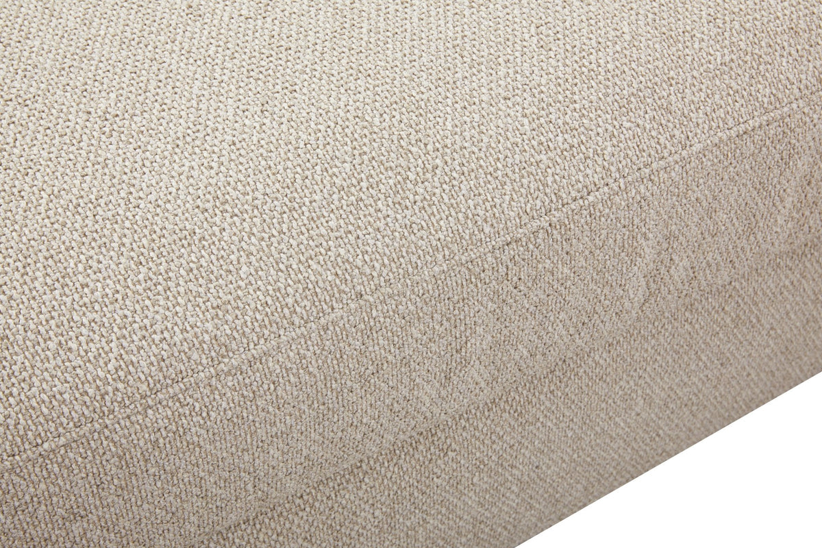 Mirae Hazel Brown Ottoman Ottomans| Roots Furniture