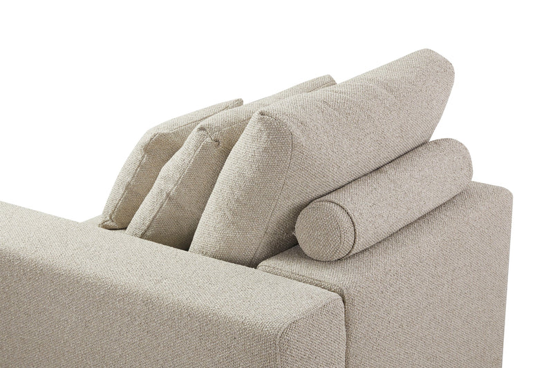 Mirae Hazel Brown Sectional - Al Rugaib Furniture