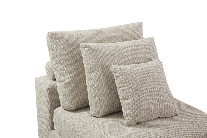 Mirae Hazel Brown Sectional - Al Rugaib Furniture