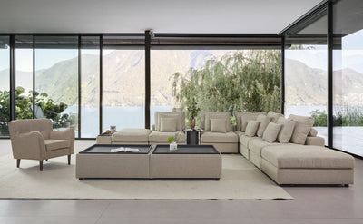 Mirae Hazel Brown Sectional - Al Rugaib Furniture