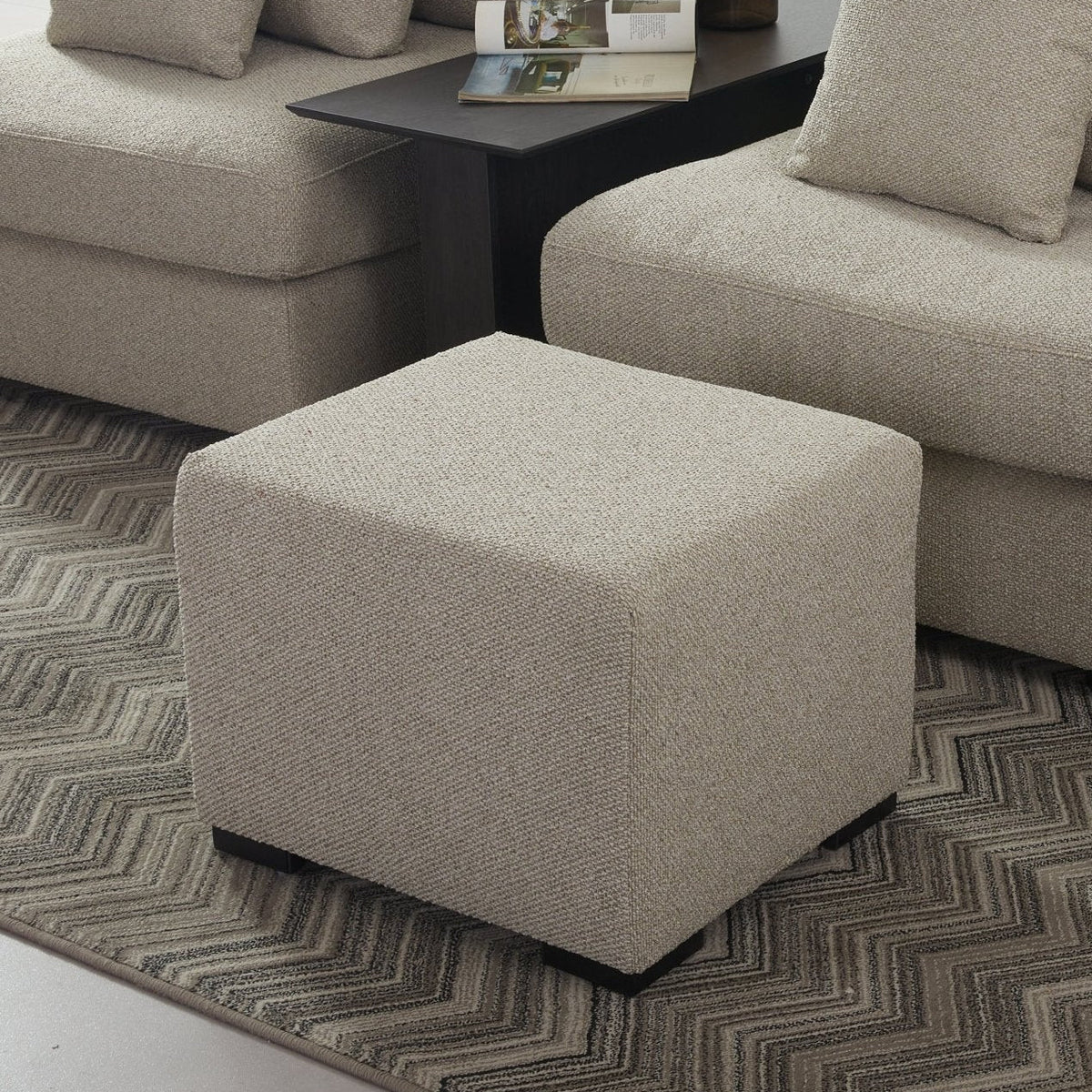 Mirae Hazel Brown Stool Stools| Roots Furniture