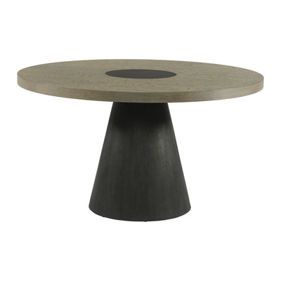 Mirren Round Dining Table Top& Base in Dark Espresso  - Al Rugaib Furniture