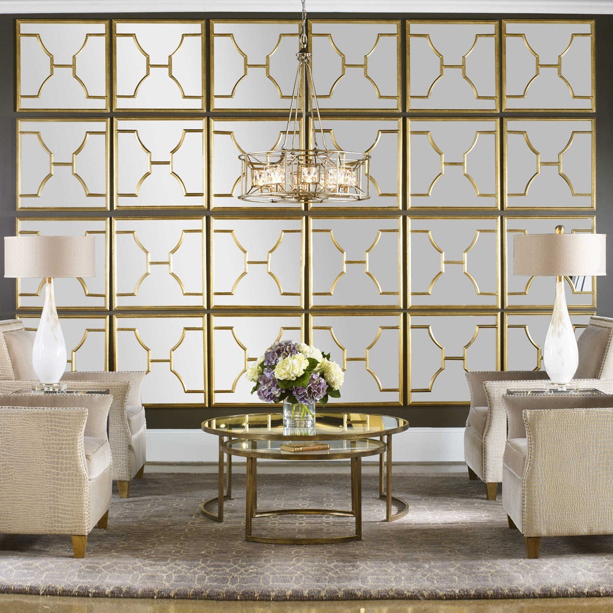 Misa Square Mirrors, S/2 Mirrors| Uttermost