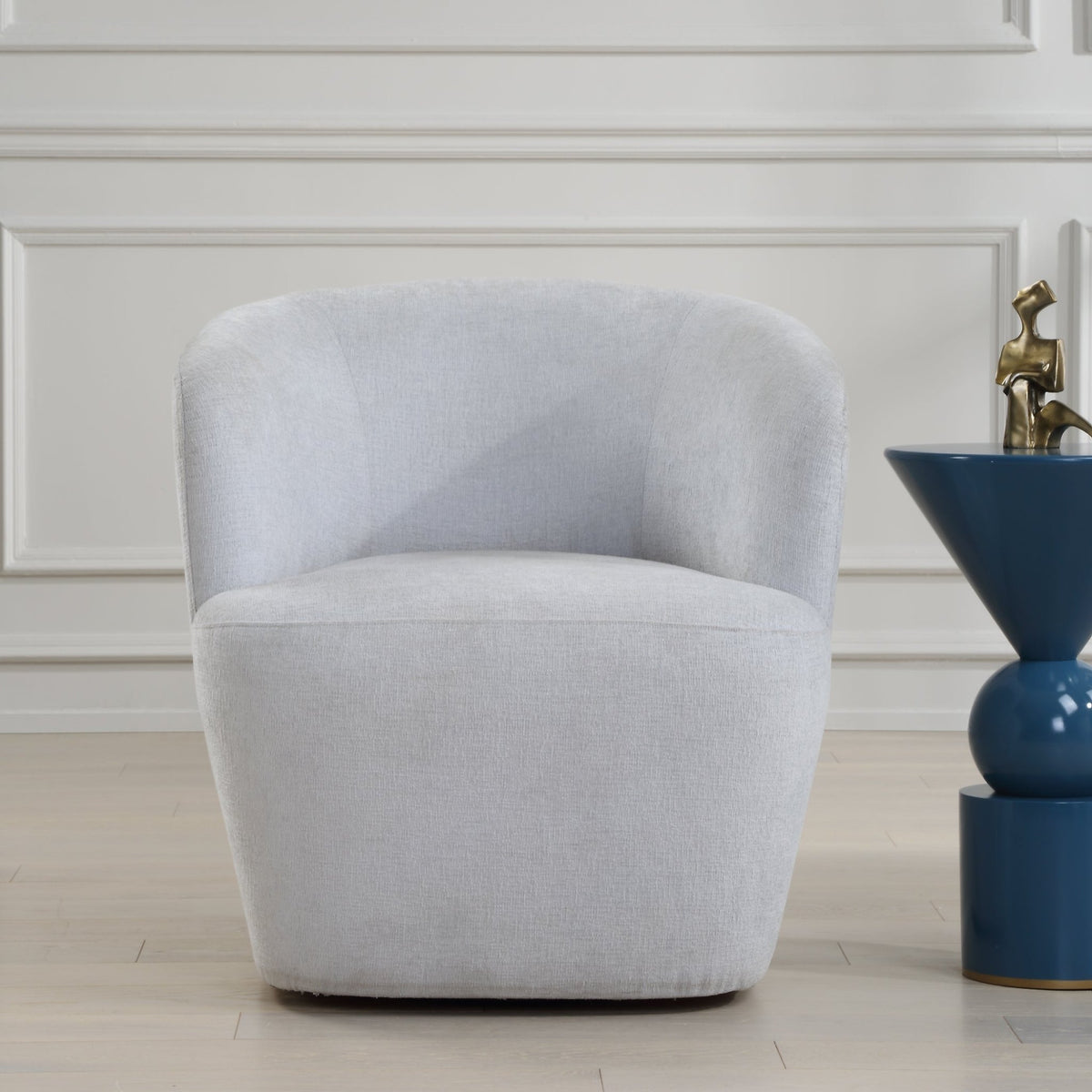 Mist Barrel Swivel Chair Chairs| Uttermost