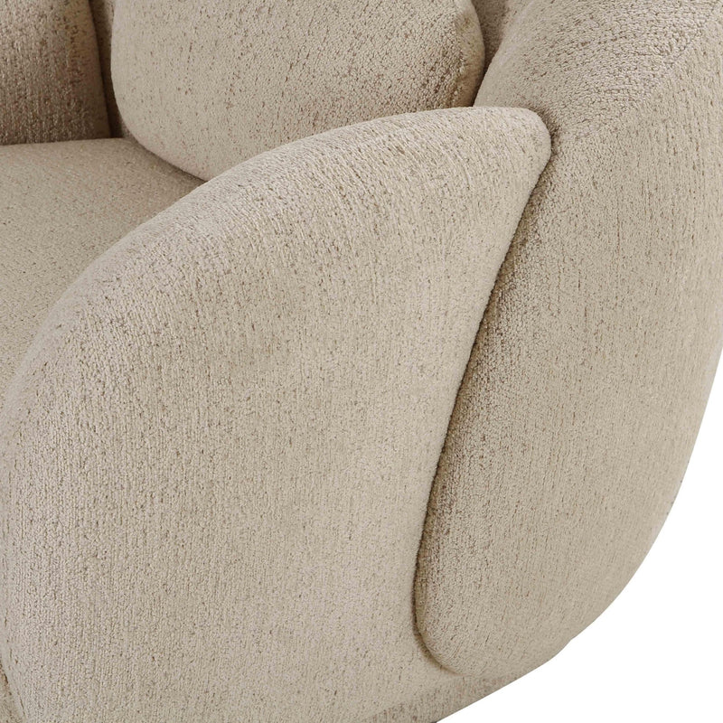 Misty Cream Boucle Sofa Set - Al Rugaib Furniture